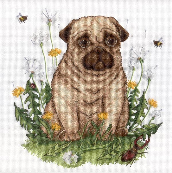 Broderisett MP Studia "Valp" 20x20 cm