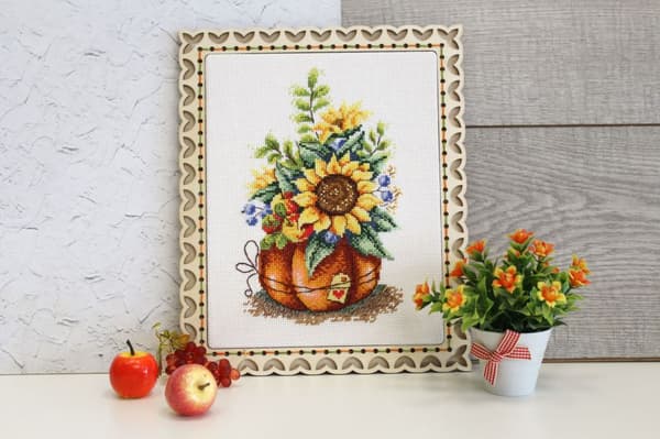 Broderikit MP Studia "Sommarpresent" 14x22 cm
