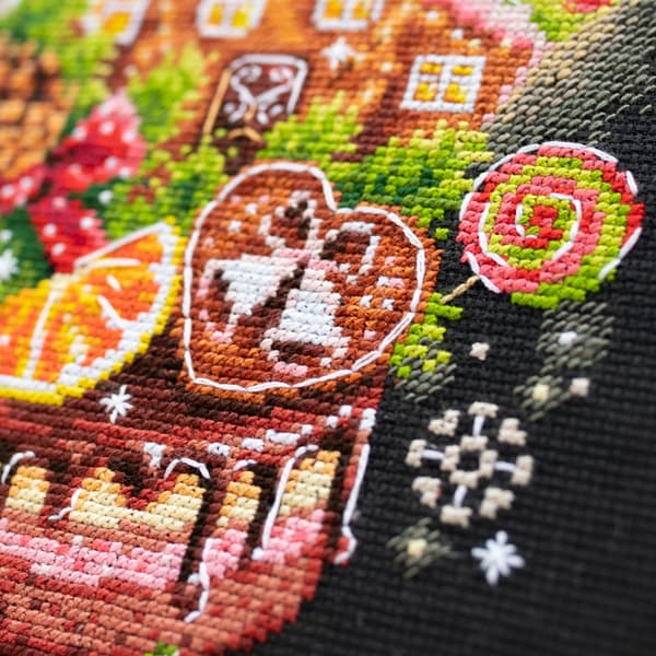 Broderikit Magic Needle "Julgodis" 18x28 cm