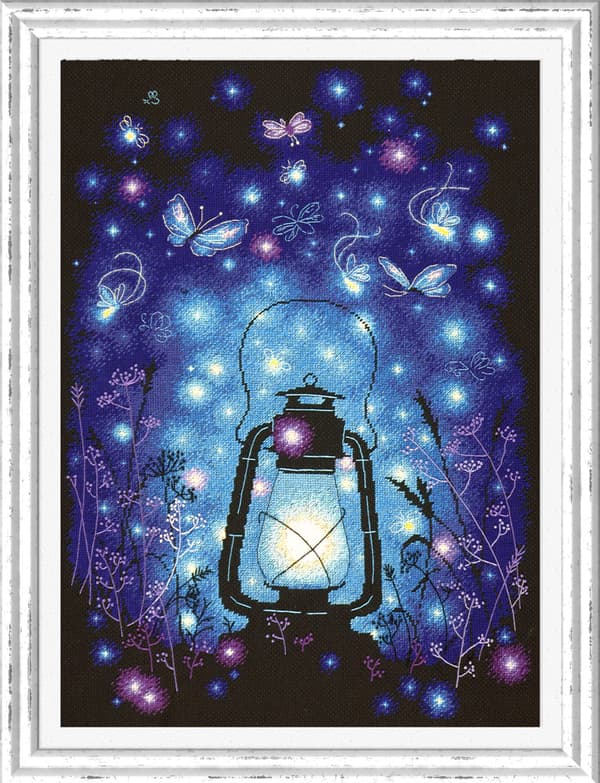 Broderisett Magic Needle "Magisk lys" 35x51 cm