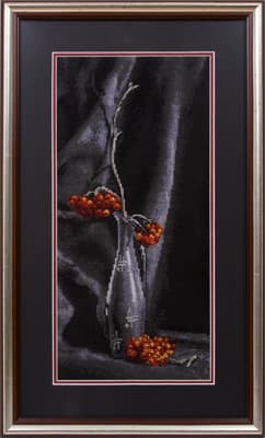 Broderikit Panna "Rønnenat" 38x18 cm