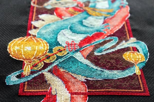 Broderikit MP Studia "Drage" 15x27 cm