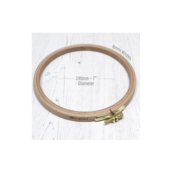 Nurge broderiring tre 19 cm