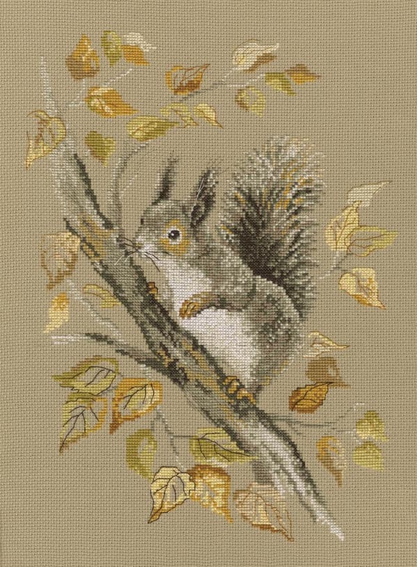 Broderikit RTO "Höstberättelse" 24.5x33 cm