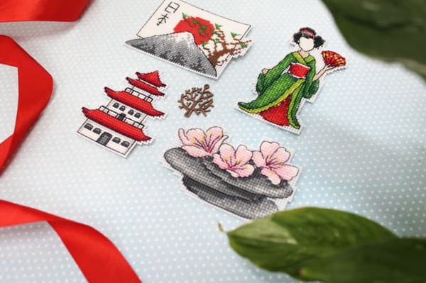 Broderisett Plastic Canvas MP Studia «Japan» 6x9 cm
