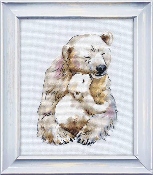 Broderikit Oven "Modersvärme" 20x18 cm