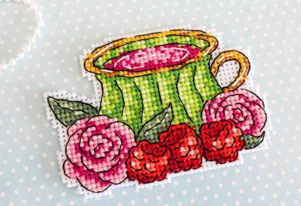Broderikit Plastik Canvas MP Studia "Te-fantasi" 11x6 cm