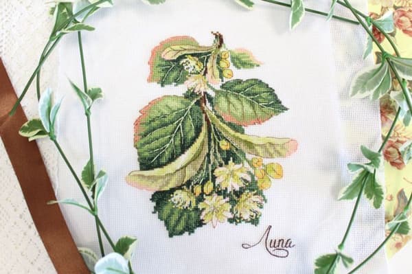 Broderikit MP Studia "Naturens gaver. Lind" 12x17 cm