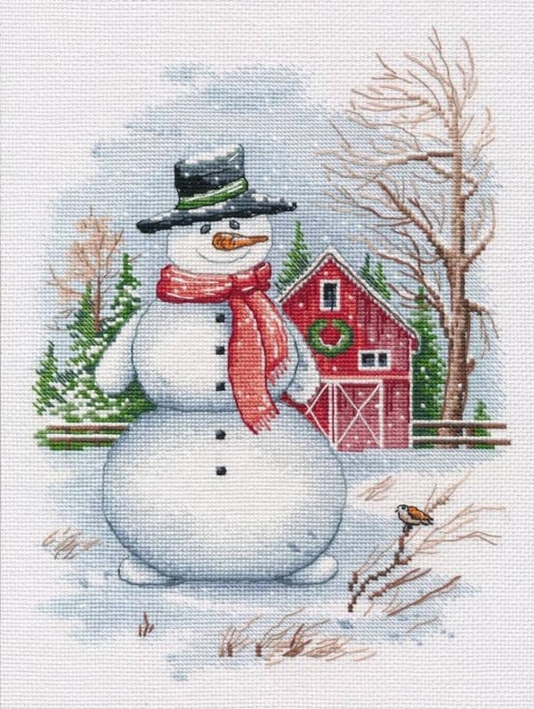 Broderikit Oven "Herr S" 18x26 cm