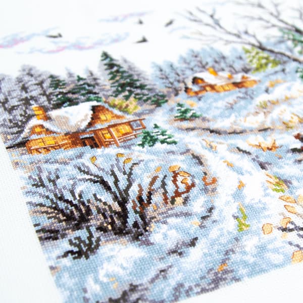 Broderisett Magic Needle "Frostig dag" 36x28 cm
