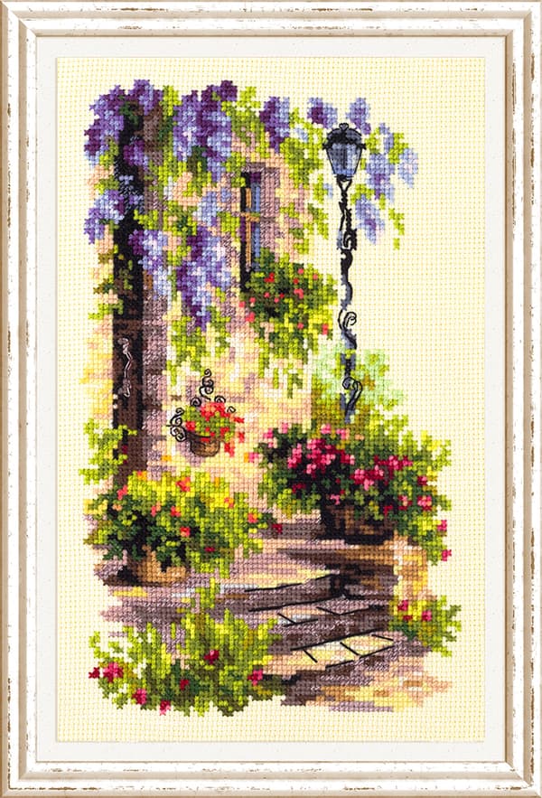 Broderisett Magic Needle "Koselig sted" 15x23 cm