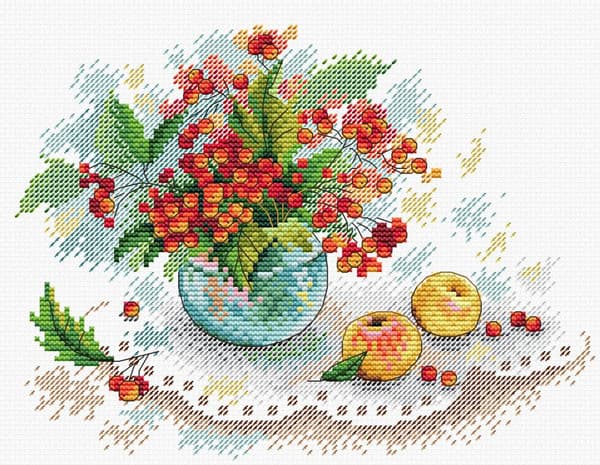 Broderikit MP Studia "Höststilleben" 22x17 cm