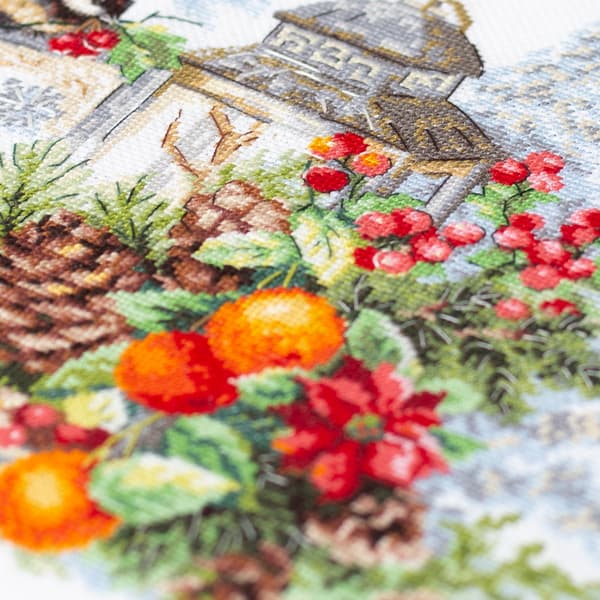 Broderisett Magic Needle "Vinterens duft" 26x26 cm