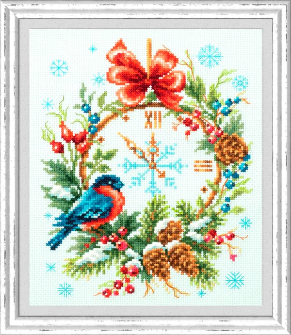 Broderikit Magic Needle "Juletid" 17x22 cm