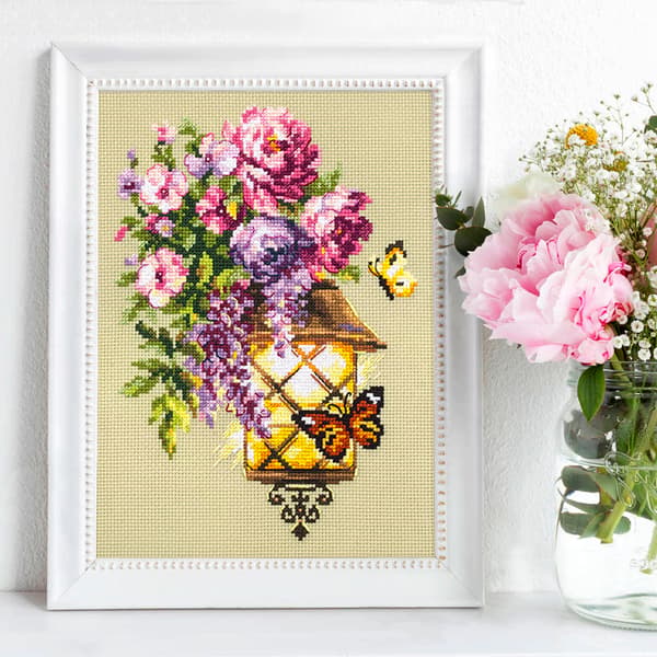 Broderikit Magic Needle "Håbets lys" 17x23 cm