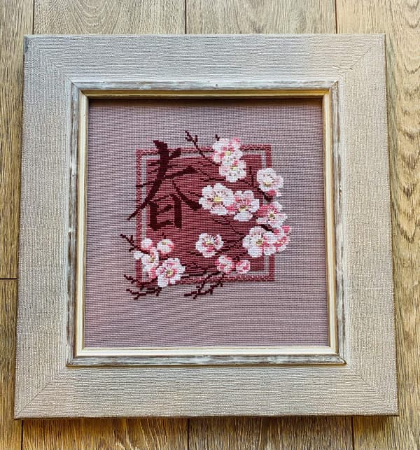 Broderikit Riolis "Vår" 20x20 cm