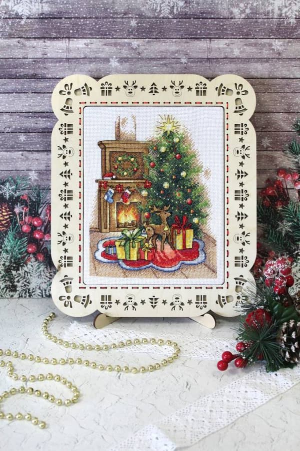 Broderikit MP Studia "Julparty" 17x22 cm