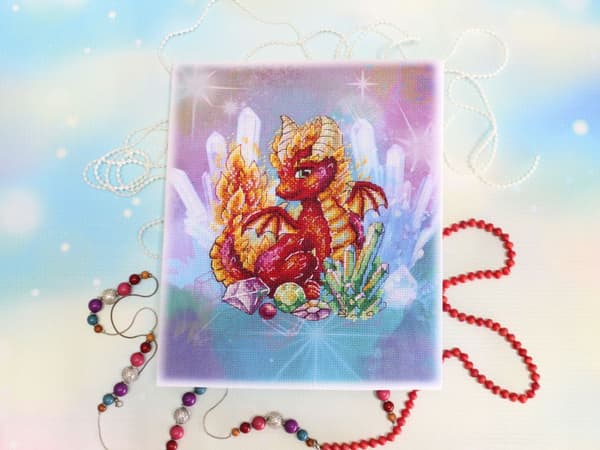 Broderisett MP Studia "Ildvakt" 13x15 cm