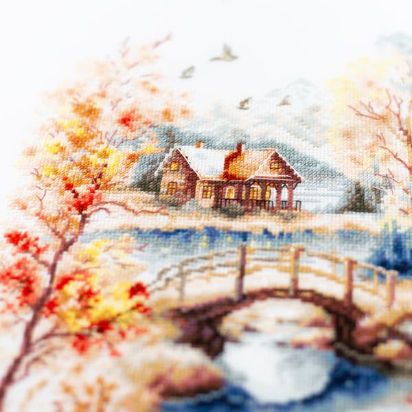 Broderikit Magic Needle "Höstakvarell" 26x30 cm