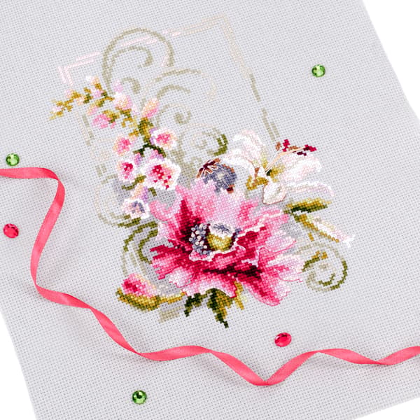 Broderisett Magic Needle "Glad mars" 15x21 cm