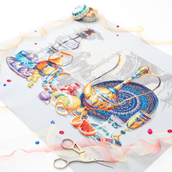 Broderisett Magic Needle "Fargerike Marokko" 40x30 cm