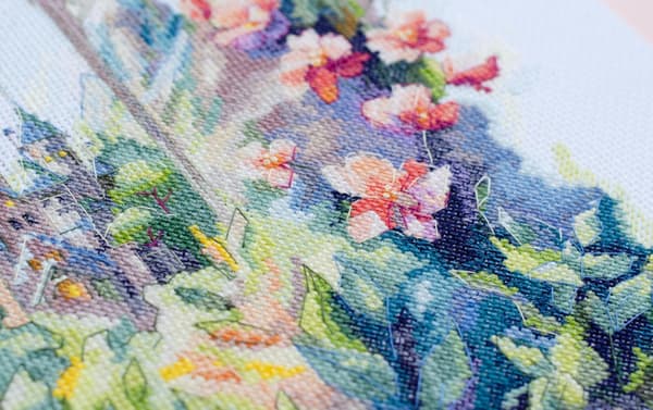 Broderikit Abris Art "Der var engang..." 30x35 cm