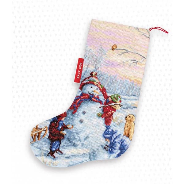 Broderikit Luca-S PM1241 - "Julstrumpa" 25.5x38 cm