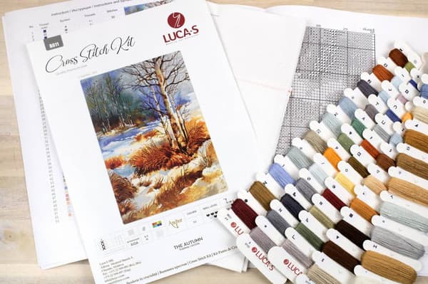 Broderikit Luca-S B611 - "Efteråret" 35x49 cm