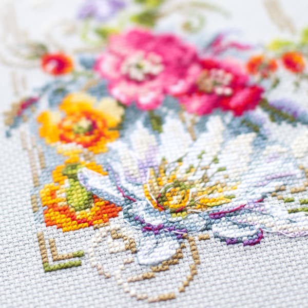 Broderikit Magic Needle "Glad jul" 15x21 cm