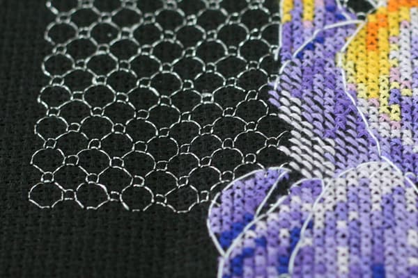 Broderisett Abris Art "Japansk iris" 16x43cm