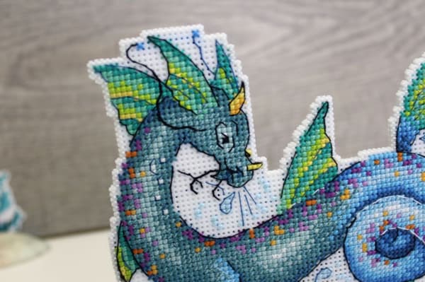 Broderikit plastic canvas MP Studia "Vattnets herre" 15x12 cm
