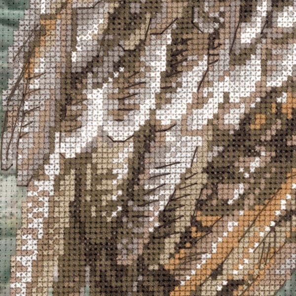 Broderikit Riolis "Berguv" 30x40 cm