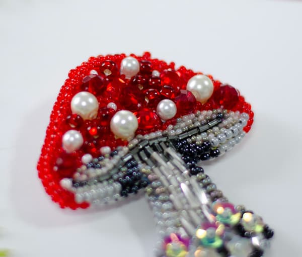 Broderikit med perler Abris Art "Forbudt skjønnhet" 5.3x6cm