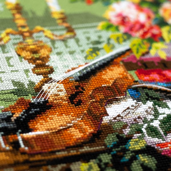 Broderikit Magic Needle "Londons musik" 40x31 cm