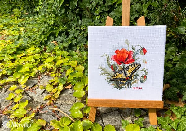 Broderikit Merejka K-206 - "Sommereng" 14x14 cm