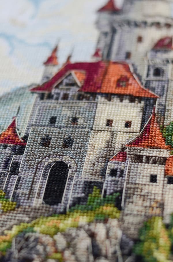 Broderikit Abris Art "Bland moln" 23x40cm