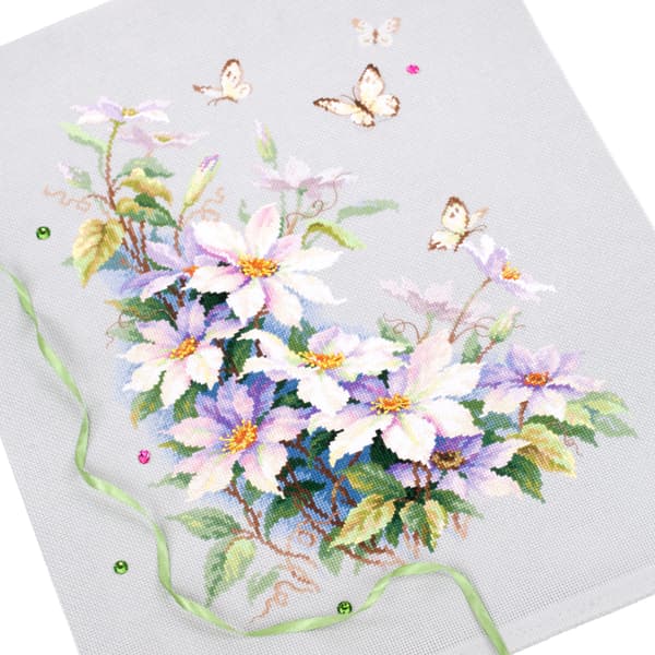 Broderikit Magic Needle "Klematis" 28x39 cm