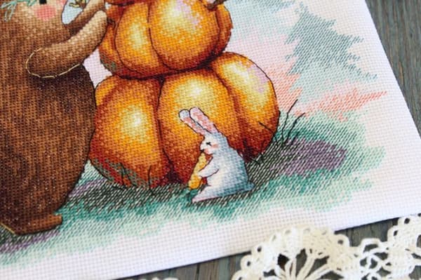 Broderikit MP Studia "Pumpavakt" 25x18 cm