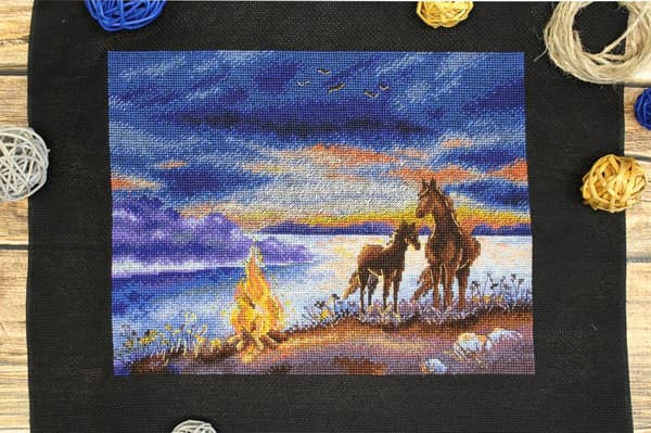 Broderikit MP Studia "Sommar­natt" 26x20 cm