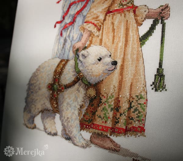 Broderikit Merejka K-257B - "Midvinter" 20x27 cm
