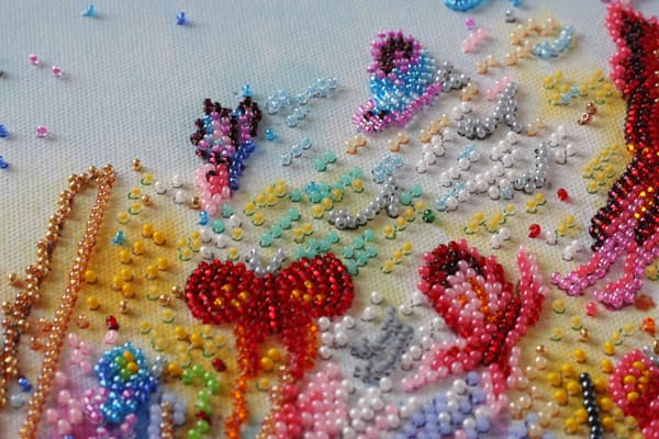 Perlebroderi Abris Art "Lydgnister" 30x40 cm