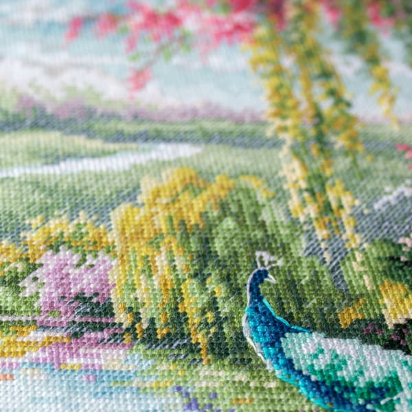 Broderikit Magic Needle "Kongelig have" 40x30 cm