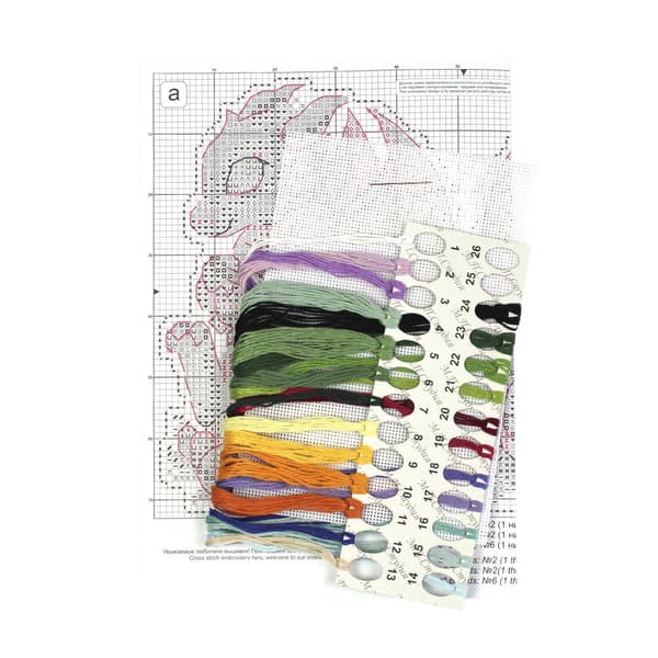 Broderikit Plastik Canvas MP Studia "Drage" 9x13 cm