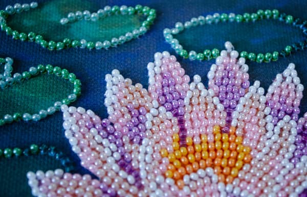 Perlebroderi Abris Art "Åkander" 15x15cm