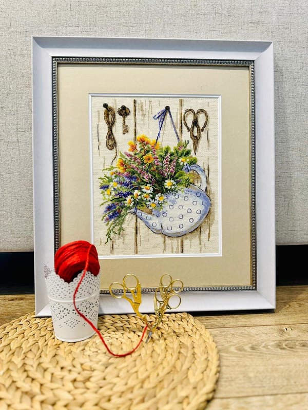 Broderikit Riolis "Sommarte" 24x30 cm