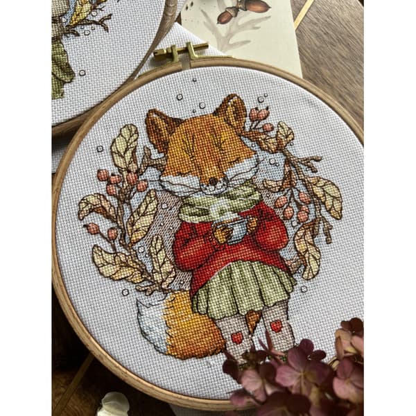 Broderikit Andriana "Höstte" 15x17 cm