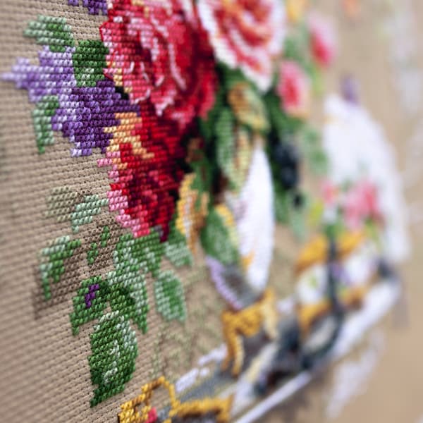 Broderisett Magic Needle "Flørtende tid" 35x25 cm