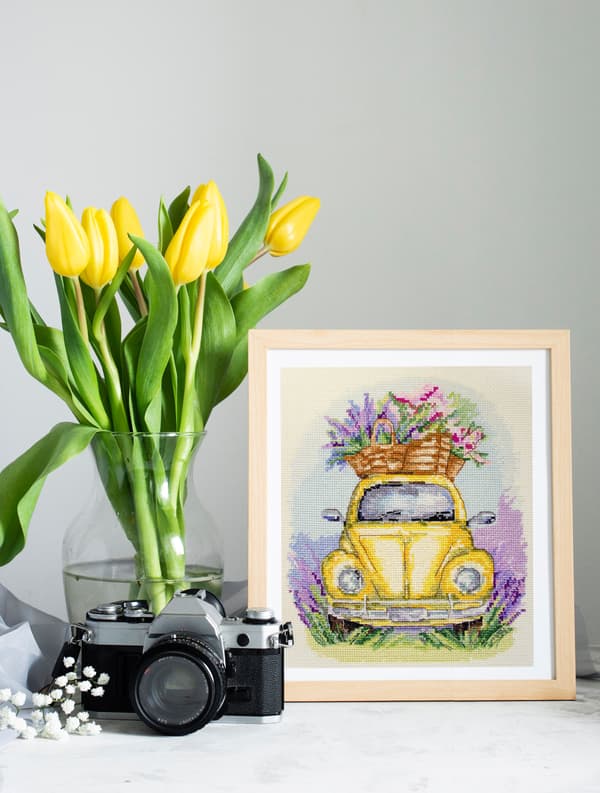 Broderikit Abris Art "Eventyr i Provence" 19x22cm