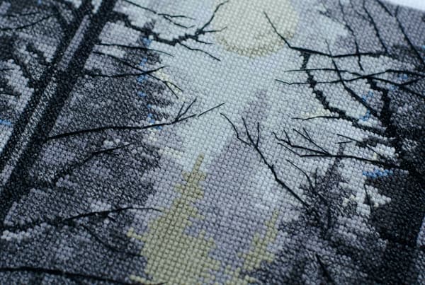 Broderikit Abris Art "Skovens vogter" 24x42 cm