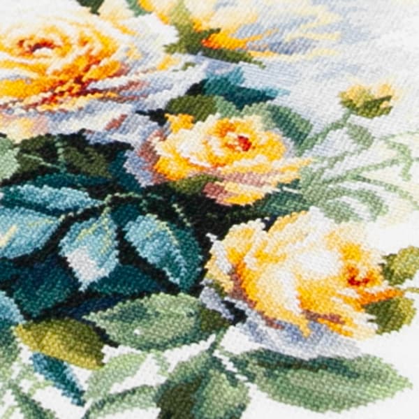 Broderisett Magic Needle "Blomstenes dronning" 26x35 cm